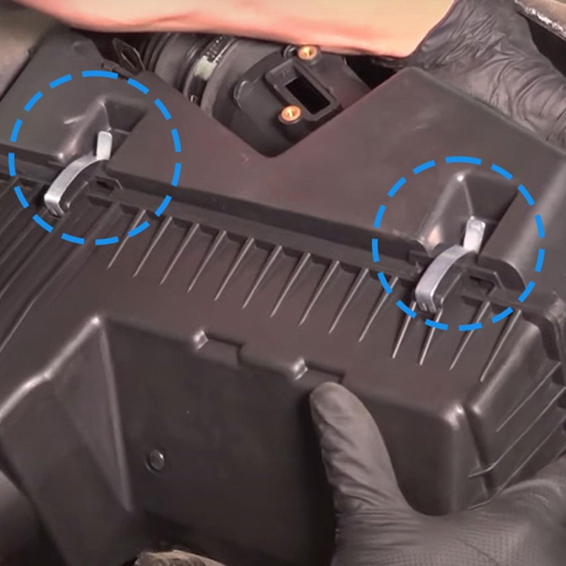 INCREWAY Air Filter Cleaner Box Housing Clips, 2PCS Spring Clip