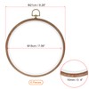 PATIKIL 7inch Embroidery Hoop, 6pcs Cross Stitch Hoop Rubber Imitated