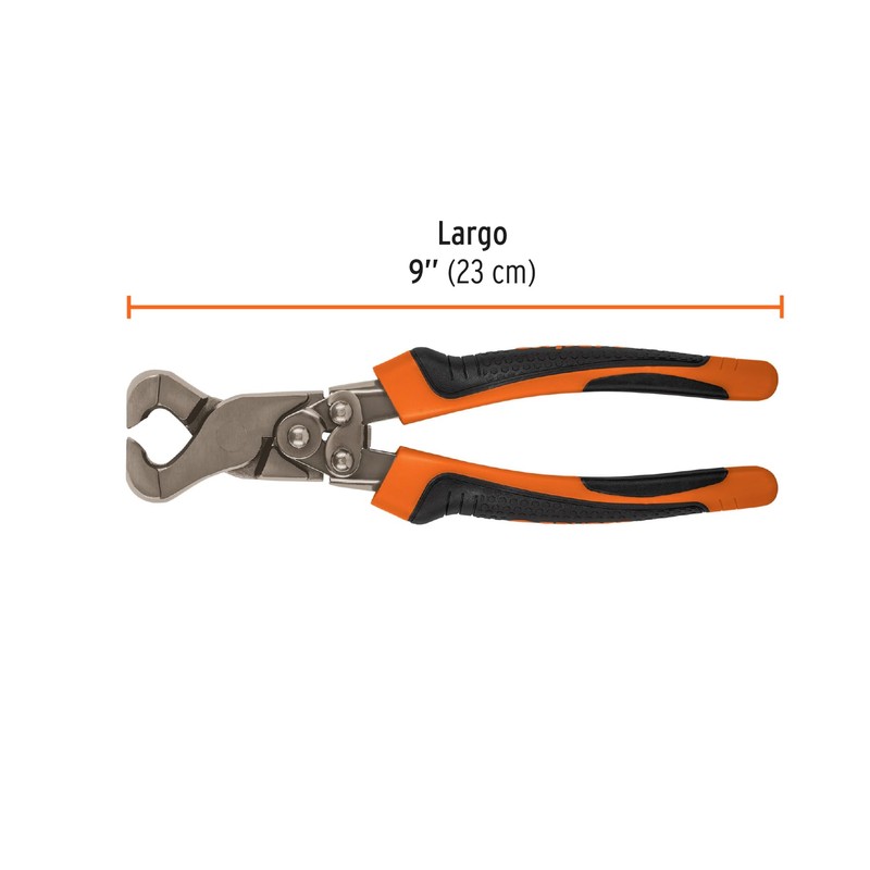 Truper Expert TN-AZ-9X, Tenaza 9" para azulejo Grip ergonómico antiderrapante