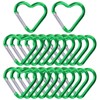 KON Carabiner Heart Shaped Cute Keychain Hook Aluminum Multi-functional Carabiner