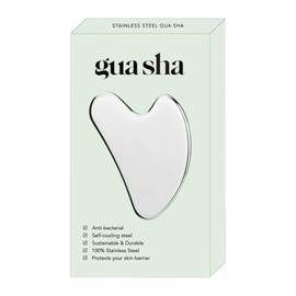 Herramienta Gua Sha De Acero Inoxidable | Reductor De Papada Facial | Moldeador de Masaje y Reductor de Papada para Cuello Hombros Piel Mujeres