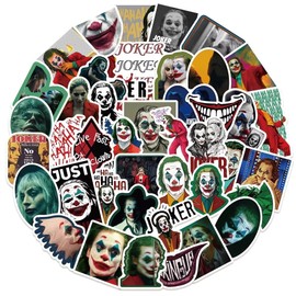 Joker Horror Stickers Folie à Deux Fashion Waterproof Car Sticker PVC Stickers for DIY Luggage Laptop Stickers 50 pcs