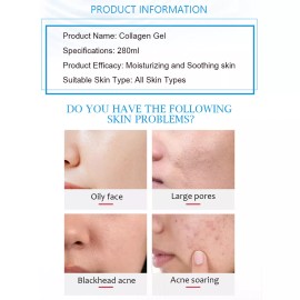 Disaar Beauty Moisturizing Brightening Anti Acne Freckle Aging Crack Repair After Sun Gel 280m - COLLAGEN