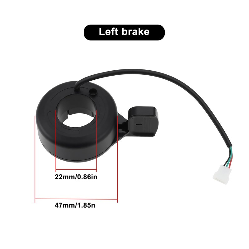 ECSiNG Left Brake Control for Mobility Scooter Thumb Throttle Lever
