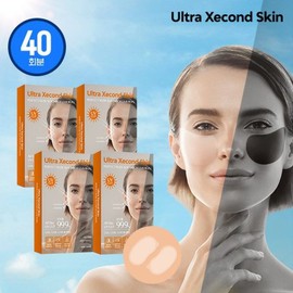 울트라세컨스킨/2 UVB 99.9% 투명썬패치 4박스 Ultra Second Skin/2 UVB 99.9% Transparent Sun Patch 4 Boxes