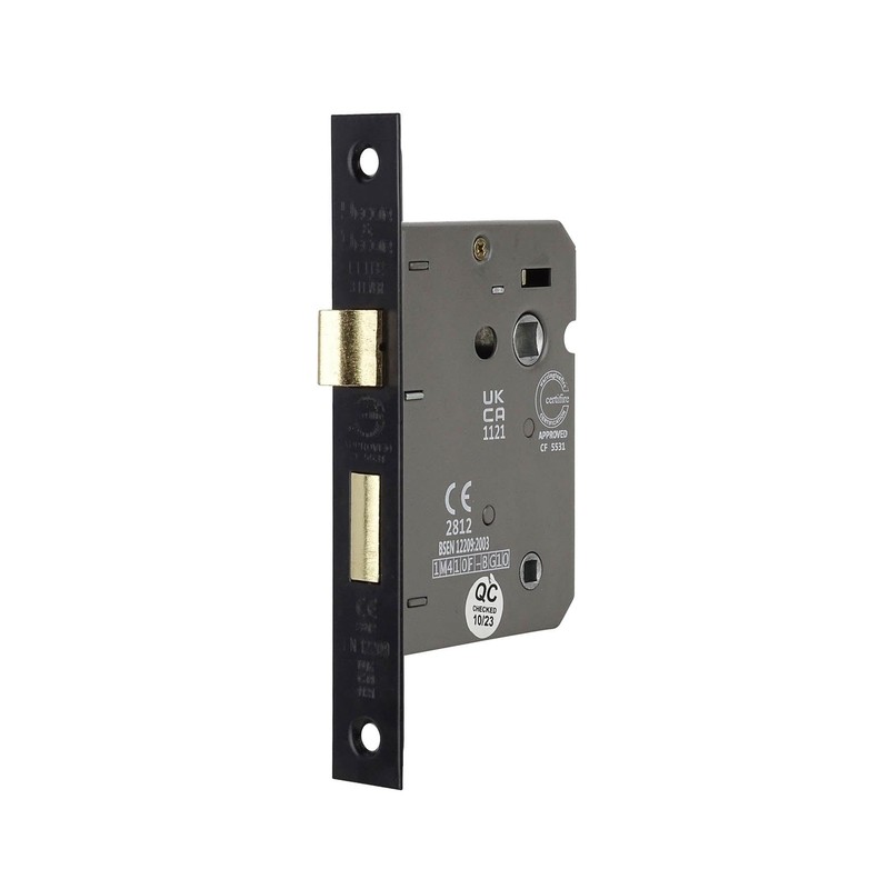 Decoranddecor Bathroom Mortice Lock - 3inch / 76mm - Matt