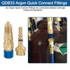QDB33 Argon Hose Quick Connect Fittings - Argon Inert Gas