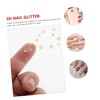 Healvian Christmas Nail Art Confetti Glitter Sequins for Manicure Easy