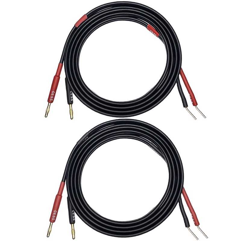 CNCESS CESS-119-6f Banana Plugs to Pin Type Plugs 12AWG 680