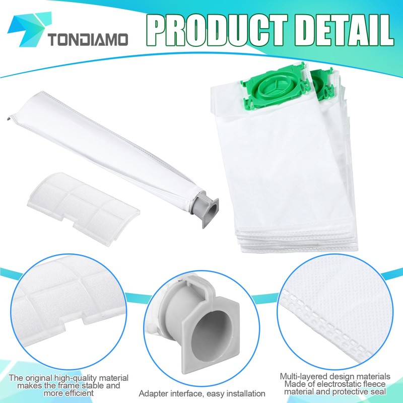 Tondiamo 11 Pack Service Box Set Comes with 8 Filter