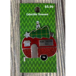 Ganz Camper with Christmas Tree Merry Christmas 2021 Collectible Ornament