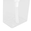 Pack of 3 Plastic Pump Bottles, 150 ml Empty Plastic