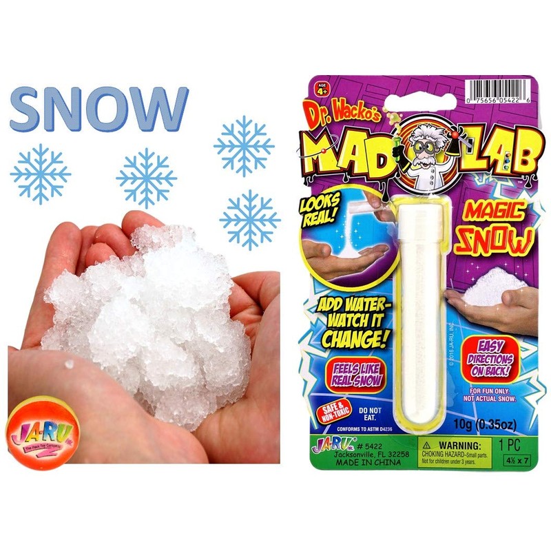 JA-RU Magic Snow Making Kit Game (Pack of 1) Easy