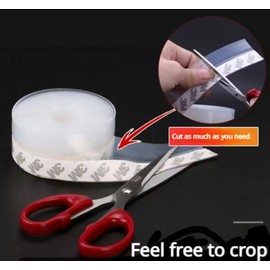Schou 5M Roll Weather Stripping Silicone Door, Seal Strip Door, Adhesive Tape Door Weather Stripping for Door Draft,door draft stopper,weather stripping door seal,under door draft stopper,door sweep.
