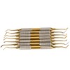 7pcs Dental Composite Resin Filling Spatula Stainless Steel Dental Instrument
