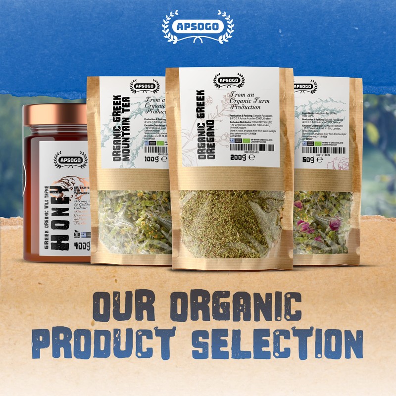 Apsogo Oregano - Organic Dried Oregano produced in Greece -