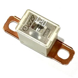 New White 120AMP Multi Purpose Fuse - Replacement for 82211FC120 38213SP0003 F15167099 6101756 18980-06575 YL8Z14526AA 38213-SP0-003 F151-67-099 etc Bolt on Cartridge