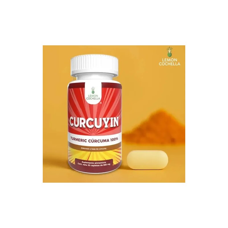 Kit De 5 Curcuyin Tumeric Curcuma Sabor Sin Sabor