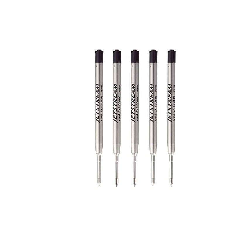 三菱鉛筆 jettosutori-mupuraimu For Ink Pen Refill 0.5 mm Solid Black sxr60005 X
