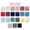 Panini Tessuti, Minky Dots Lux Plush Fabric - Sold as