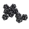 Polyhedral Dice Set, 10 Pieces D20 Polyhedral Dice, 20 Sided