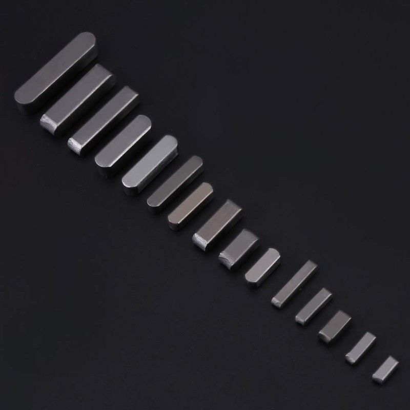 140pcs Round Feather Keys Parallel Keys Round End Feather Key