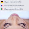 CLARA COSMETICS Premium 3D Eyelashes Everyday, Natural Look, Transparent Band,