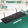 Funrous 4 Pack Pegboard Shelves Wall Organizer Peg Board Shelf