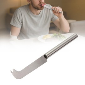 One-Handed Tableware Knife for Hemiplegia Amputees Patient Independent Dining, Angled Nelson Knife, Adaptive Eating Aid Utensils for Elderly Arthritis Disabled Handicapped, 1 Pcs