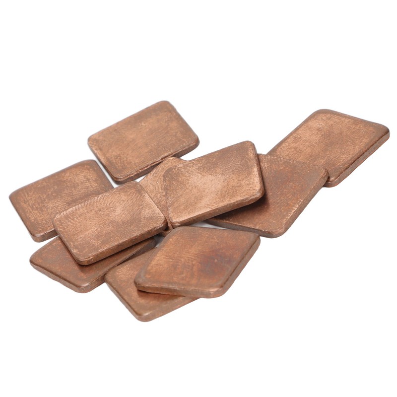 100pcs Heatsink 401w/mk Thermal Conductivity Burr Free Glossy Copper Material