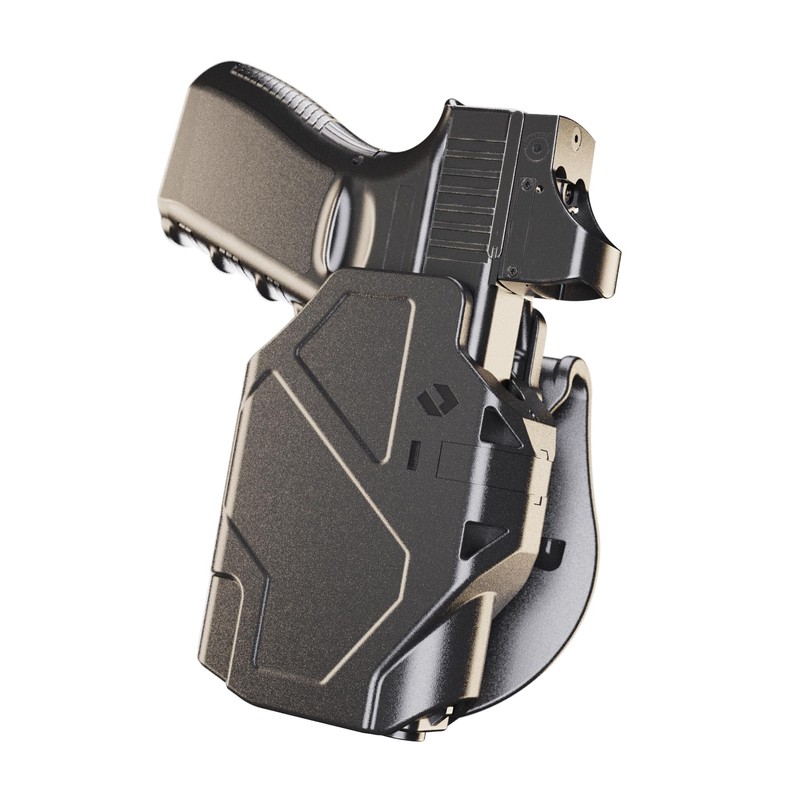 Orpaz Delta G23 Light Bearing Holster Compatible with Glock 23