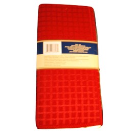 Home Collection Red Dish Drying Mat - 12" x 18"