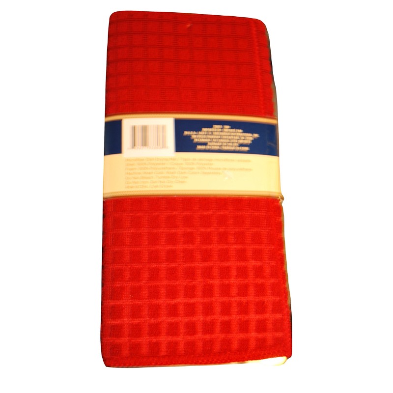 Home Collection Red Dish Drying Mat - 12" x 18"