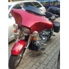 H RUO Black 6 inch Wave Windshield Windscreen for Harley