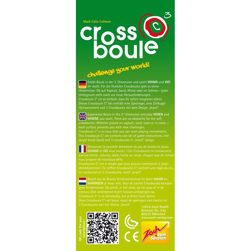 Zoch 601105065 Crossboule c³ Single Set Brazil