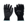 Nitras 6215 Nylon Assembly Gloves Black PU 12 Pairs Size