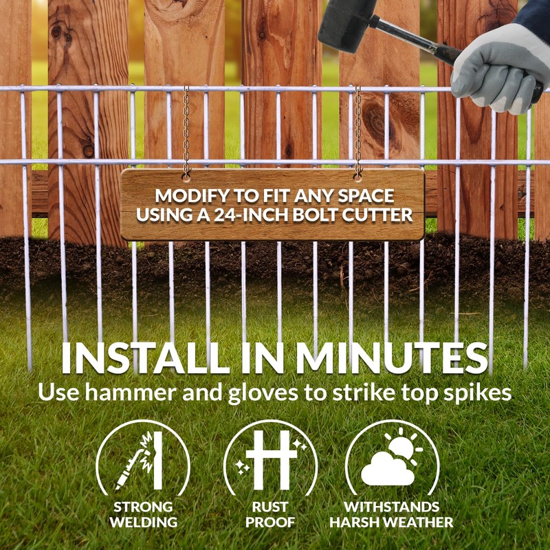 Dig Defence Original Animal Barrier Fence, Ideal Holiday for Pet