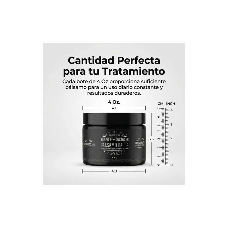 Bálsamo Booster 20% Para Crecer Barba Maximus Inc 118ml