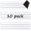 Dry Erasable Magnets Sentence Strips,Lined Erase Magnetic Tape 12x3 inches,10