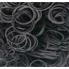 Unbranded 1 PACK 125 PCS SMALL BLACK RUBBER BANDS