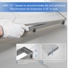 12-Inch Linear Shower Drain with Tile Insert Grate, SUS 304
