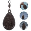 Kisangel 5pcs Iron Casting Fishing Weights Carp Drop Shot Weights