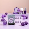 6PCS Mini Makeup Sponge, Black Small Beauty Sponge Blender Set