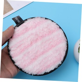Baluue Luxurious Soft Makeup Remover Pads Pcs Random Facial Cleaning Plush Material Reusable for Women Girls