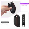 QBUC for 2PCS Kia Key Fob Cover with Keychain Soft