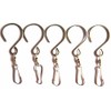5 Hanging Stainless Steel Swivel Hooks Clips For Garden Wind