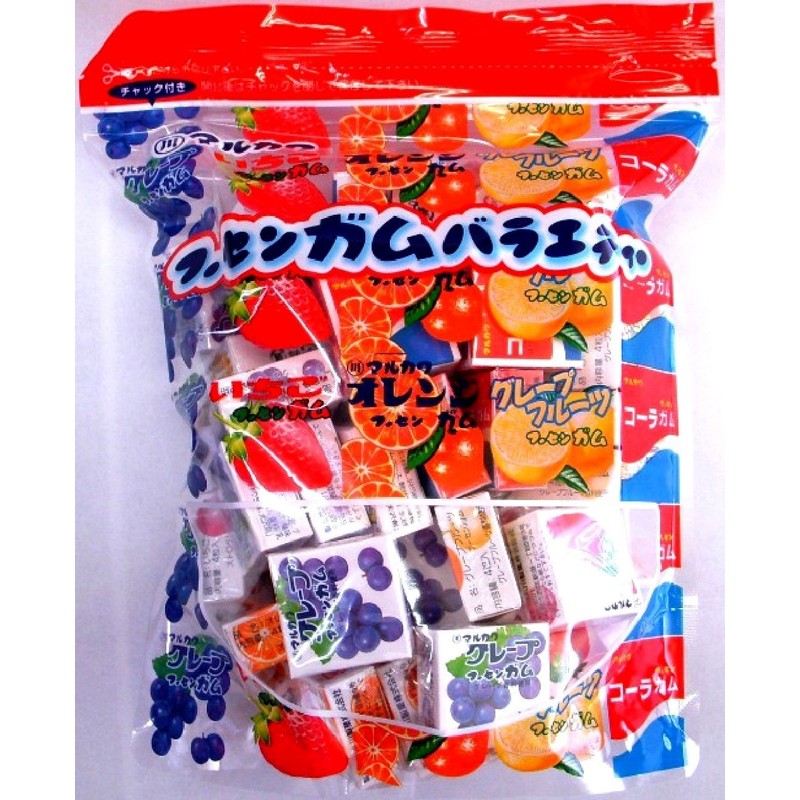 Marukawa Bubble Gum Assort Pack / 4 Pieces x 50