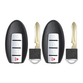 2X New Replacement Proximity Key Fob Compatible with & Fit for 2016 2017 2018 Nissan Maxima Altima - MPN S180144324-01