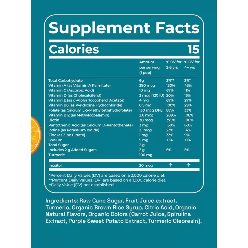 Andy Anand Low-Calorie Lollipops with Multi Vitamins fruit flavored 31