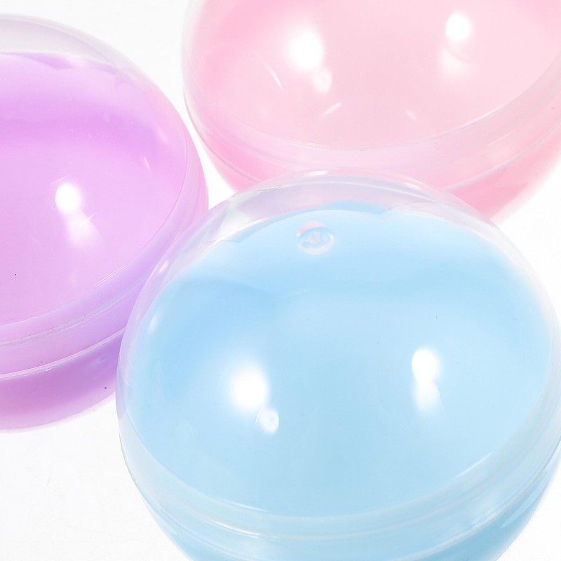 ABOOFAN 50pcs Fillable Capsules Ball Bauble Sphere 50mm Round Capsules